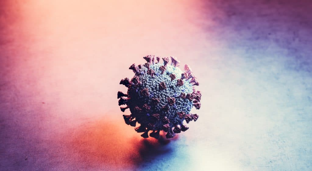 anform magazine santé bien-être Coronavirus Covid-19 cell. Covid, covid19 pandemic.