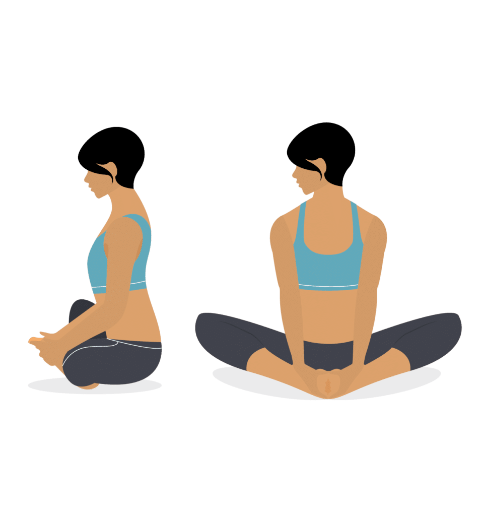 yoga dormir Baddha konasana