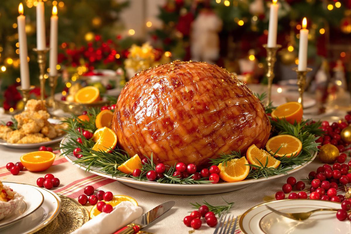 Préparez un jambon de noël délicieux et savoureux.jpg